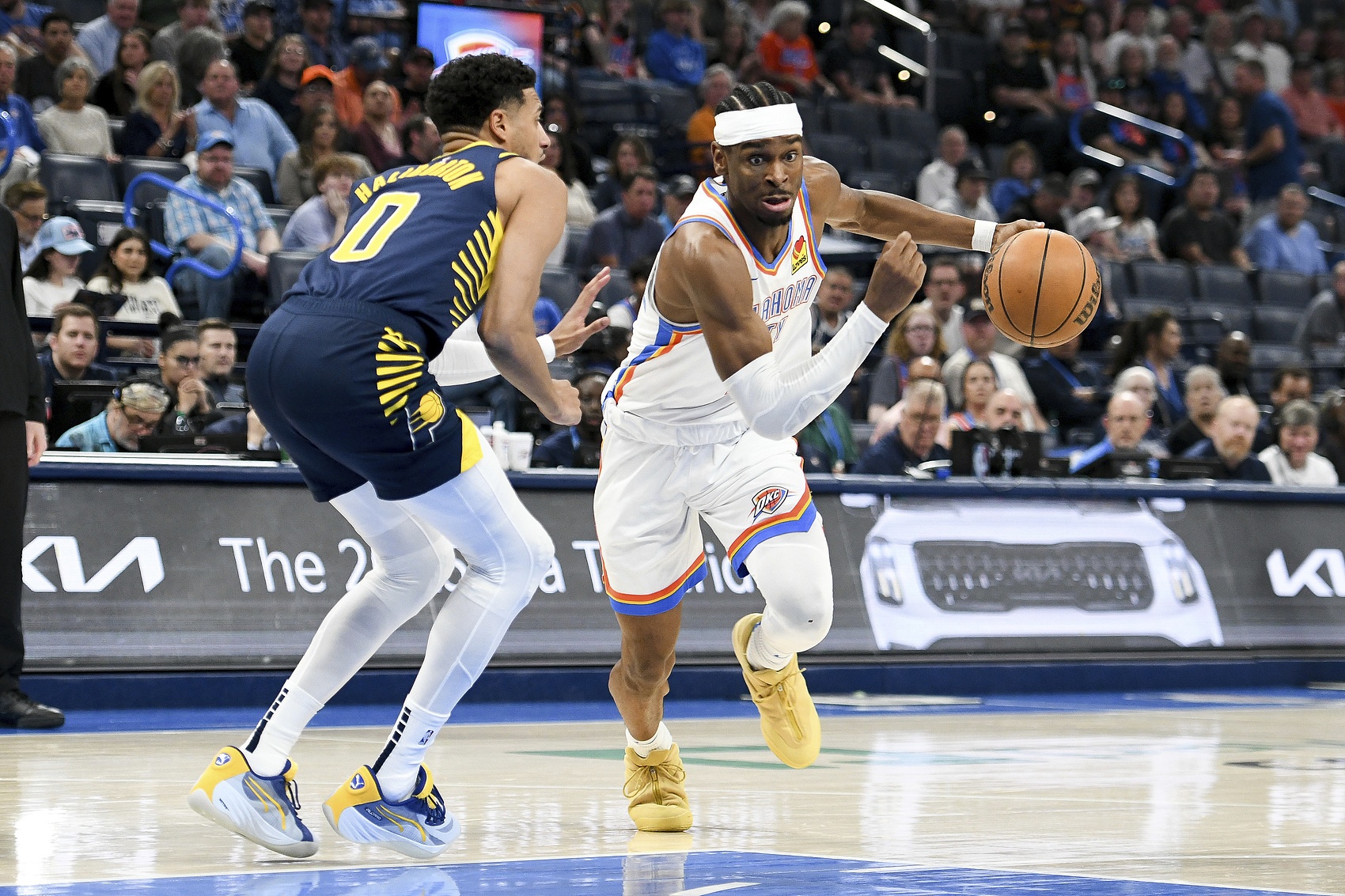 風(fēng)格迥異！步行者G1助攻&助攻創(chuàng)造得分兩項(xiàng)數(shù)據(jù)接近雷霆的2倍