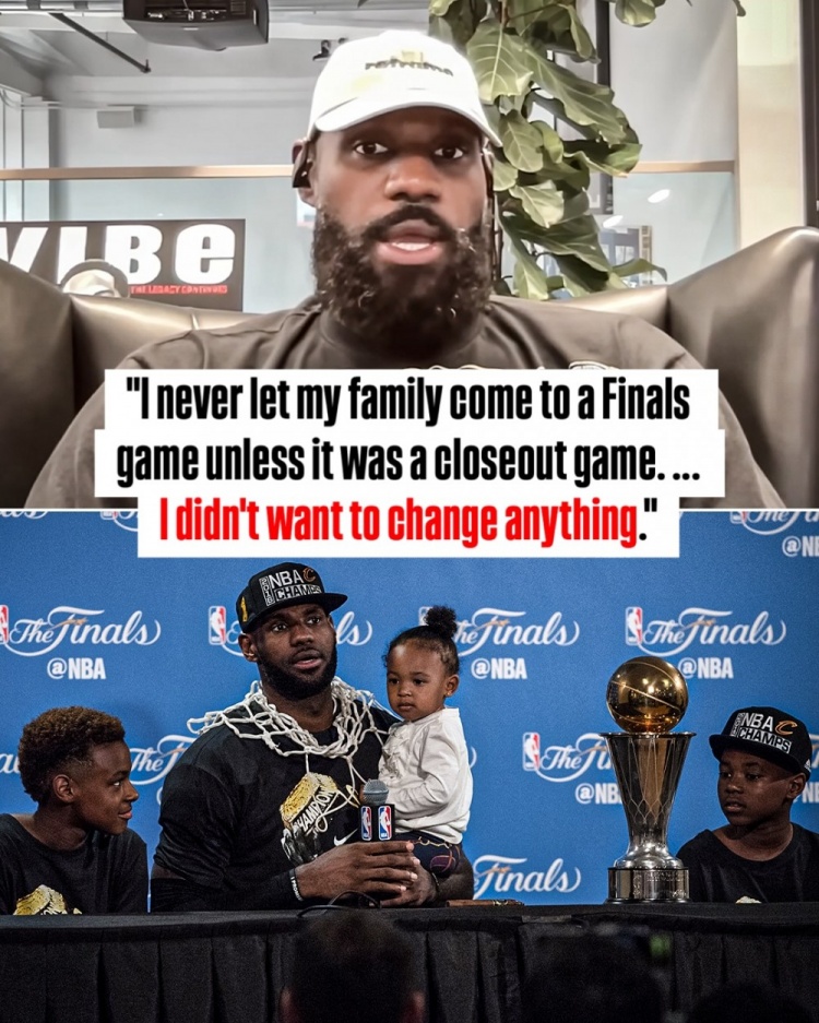 詹姆斯：為避免分心 我的家人在總決賽賽點局之前都不會到場觀戰(zhàn)