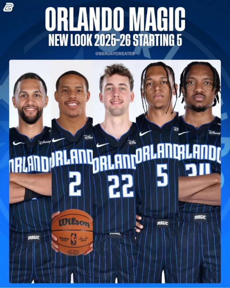 攻防兼?zhèn)??魔術(shù)潛在首發(fā)：班凱羅、小瓦、貝恩、薩格斯、小卡特