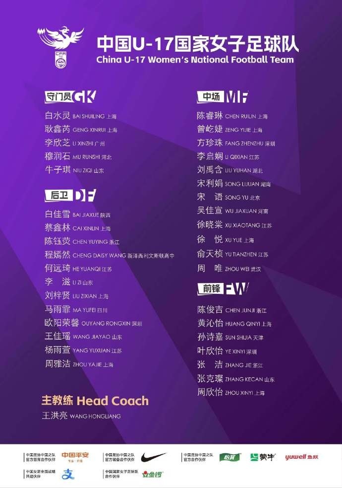 U-17國(guó)家女子足球隊(duì)將于2025年6月22日至8月5日進(jìn)行集訓(xùn)