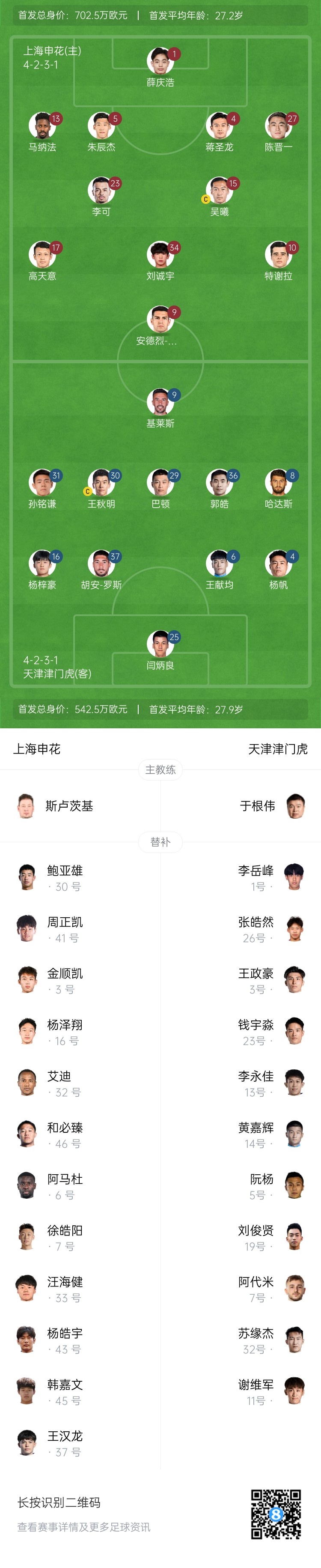 津門虎跟隊談戰(zhàn)申花首發(fā)：阿代米有傷在身，黃嘉輝還在調(diào)整狀態(tài)