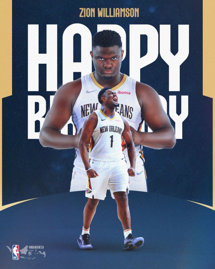 ??真摯的祝福！祝鵜鶘球星錫安25歲生日快樂(lè)??