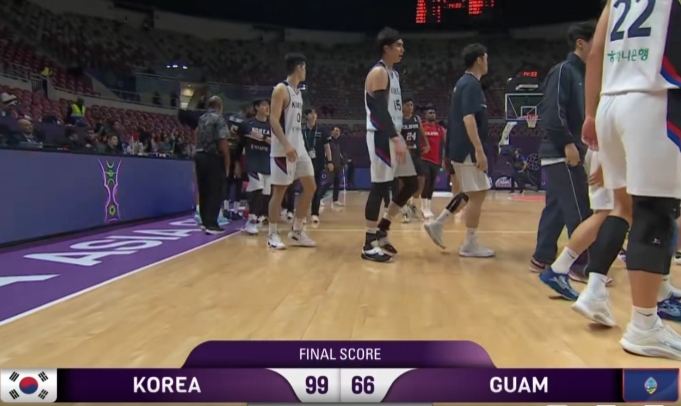 韓國(guó)隊(duì)33分狂勝關(guān)島輕松晉級(jí)！八強(qiáng)賽將對(duì)陣中國(guó)！