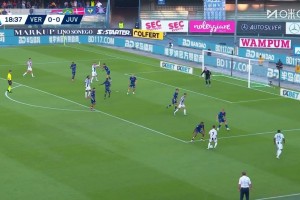 意甲3連勝遭終結(jié)！尤文1-1維羅納 小孔塞桑貼地斬馬里奧送點